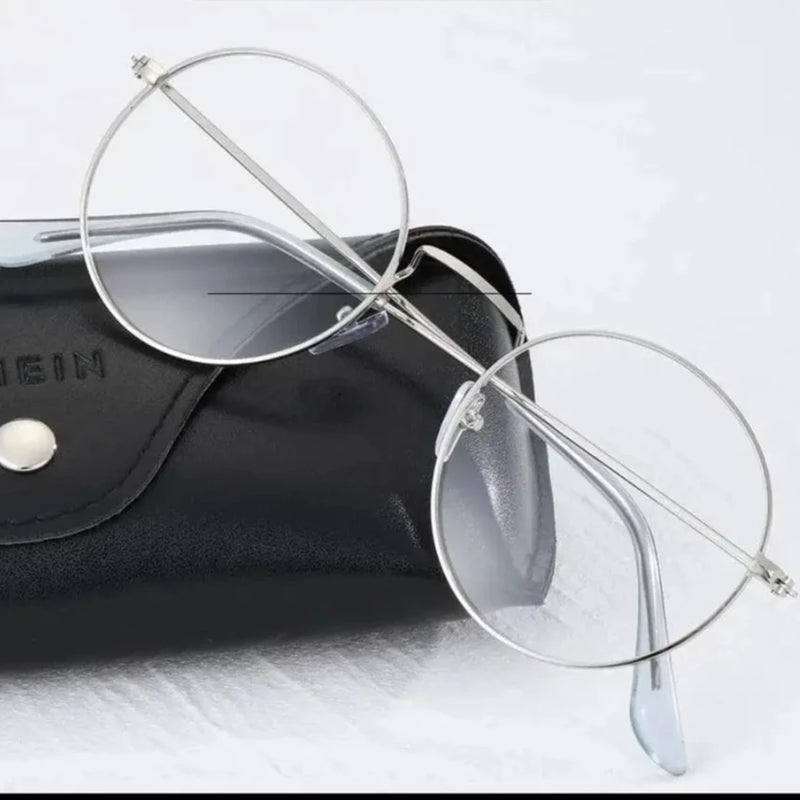 Armação De Óculos Redonda Sem Lentes