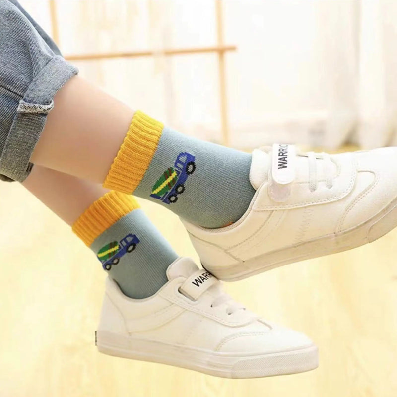 Kit 6 Pares De Meia Infantil