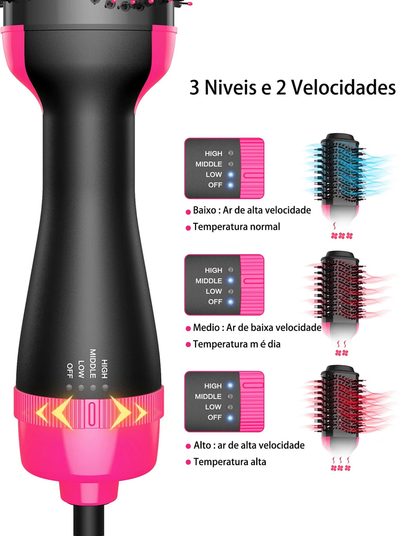 Escova Secadora Profissional Seca e Alisa