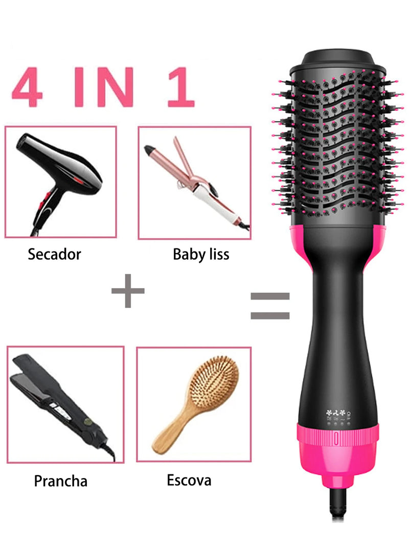 Escova Secadora Profissional Seca e Alisa