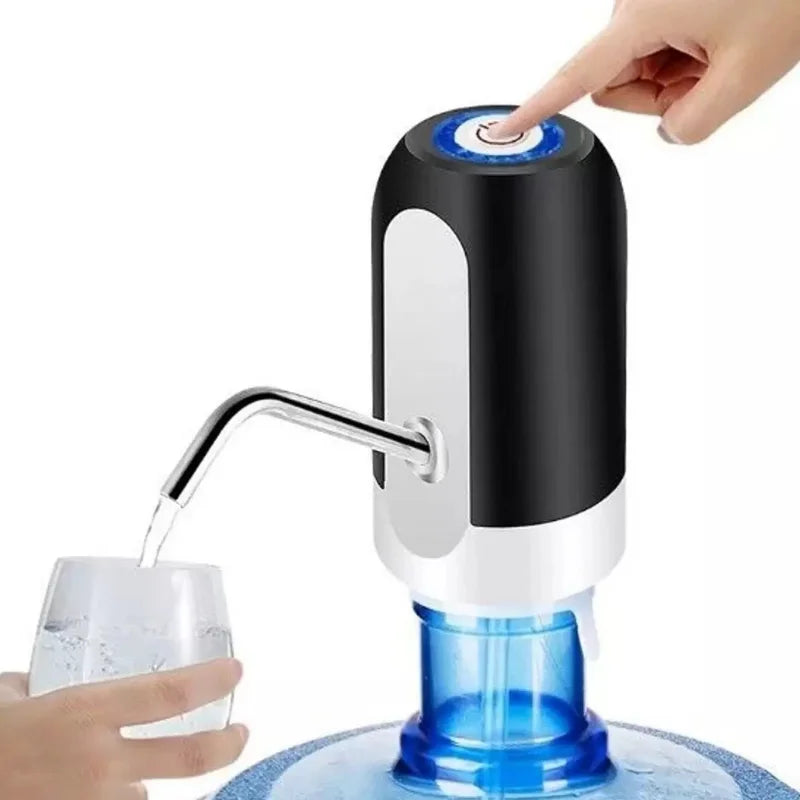 Bomba Elétrica P/Galão De Água S/ Fio Carregador Usb